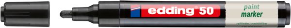 Produktbild: Edding 50 EcoLine 4-50-001 Lackmarker Schwarz 2 mm, 3mm