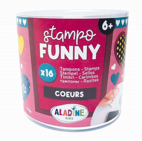 Produktbild: ALADINE - Kinder Stempel Funny Herzen