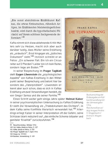 Produktbild: Die Verwandlung von Franz Kafka