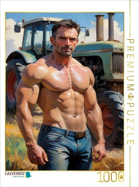 CALVENDO Puzzle Der Bauer | 1000 Teile Lege-Größe 64x48cm Foto-Puzzle für glückliche Stunden