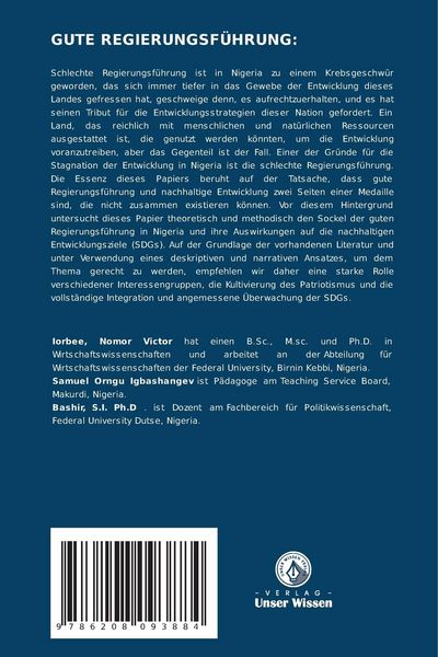 Produktbild: Gute Regierungsf&uuml;hrung: