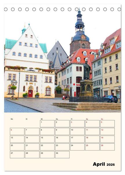 Produktbild: Sch&ouml;nes Sachsen-Anhalt (Tischkalender 2026 DIN A5 hoch), CALVENDO Monatskalender