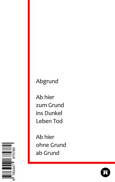Produktbild: Abgrundgedichte