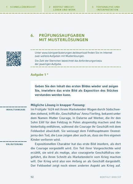 Mutter Courage und ihre Kinder von Bertolt Brecht.