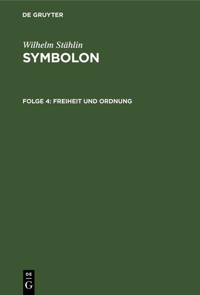 Produktbild: Freiheit und Ordnung
