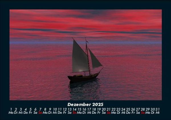 Produktbild: Boote und Segelschiffe 2025 Fotokalender DIN A5