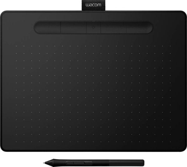 Wacom Intuos M with Bluetooth - Digitalisierer - rechts- und linkshändig - 21.6 x 13.5 cm - elektromagnetisch - 5 Tasten