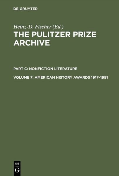 Produktbild: American History Awards 1917&ndash;1991