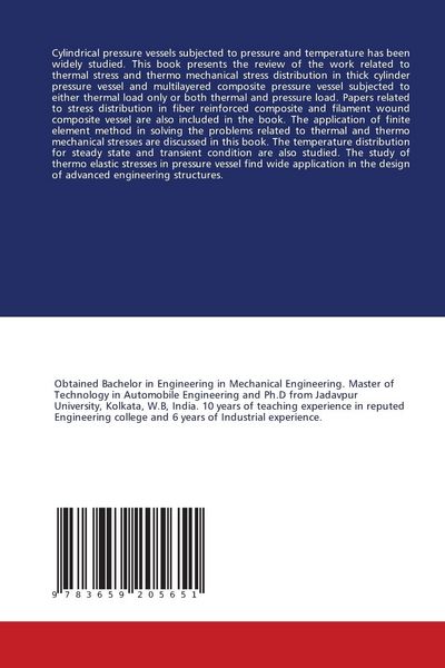 Produktbild: Thermoelastic Analysis Of Pressure Vessels- a Review