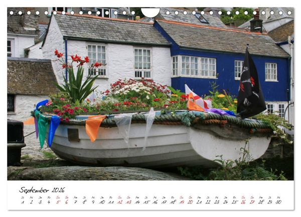Produktbild: Reizvolles S&uuml;dengland Devon und Cornwall (Wandkalender 2026 DIN A4 quer), CALVENDO Monatskalender