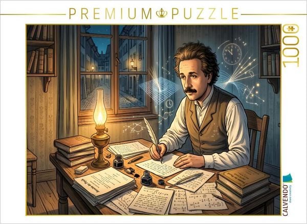 CALVENDO Puzzle 1905 Das Wunderjahr verändert die Physik | 1000 Teile Lege-Größe 64 × 48 cm Foto-Puzzle für glückliche Stunden