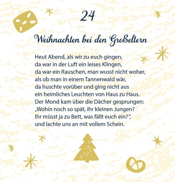 Produktbild: Liegt nun so still die weite Welt, Zettel-Adventskalender
