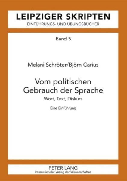 Produktbild: Vom politischen Gebrauch der Sprache