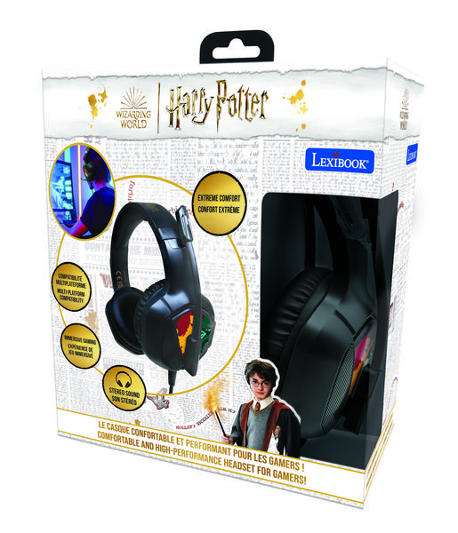 Produktbild: Harry Potter Kabel Gaming-Headset mit Licht und Mikrofon