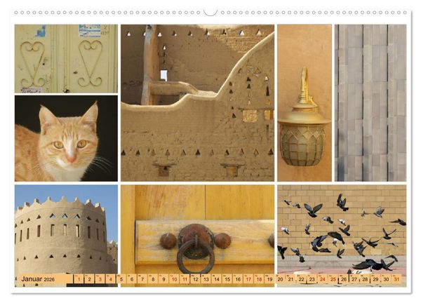 Produktbild: Saudi Arabiens Farben (hochwertiger Premium Wandkalender 2026 DIN A2 quer), Kunstdruck in Hochglanz