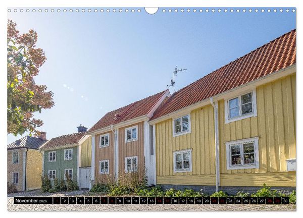 Produktbild: Farbenfrohe H&auml;user, Wohnen in Europa (Wandkalender 2026 DIN A3 quer), CALVENDO Monatskalender
