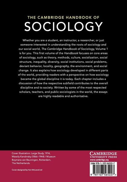 Produktbild: The Cambridge Handbook of Sociology