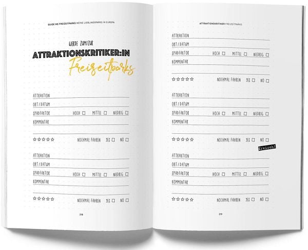 Produktbild: GuideMe Reiseführer „Die 30 besten Freizeitparks Europas“