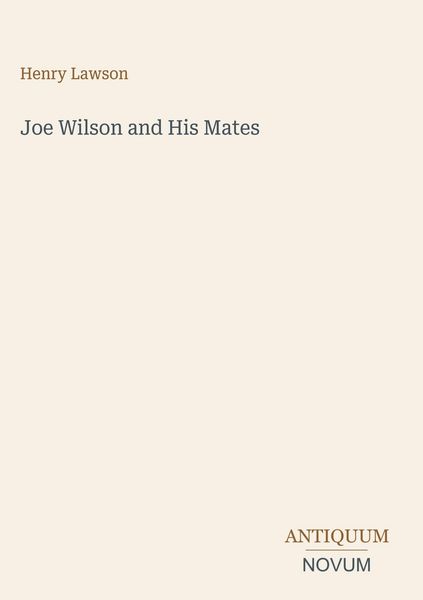Produktbild: Joe Wilson and His Mates
