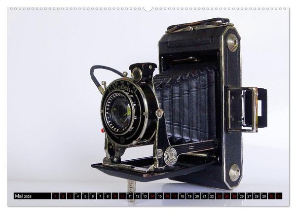 Produktbild: Alte Fotoapparate - Kameras von Kodak der Jahre 1905 bis 1977 (hochwertiger Premium Wandkalender 2026 DIN A2 quer), Kunstdruck in Hochglanz
