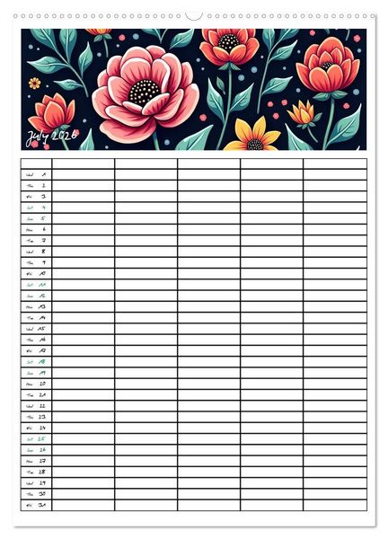 Produktbild: Home Planer (Wall Calendar 2026 DIN A2 portrait), CALVENDO 12 Month Wall Calendar