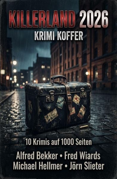 Produktbild: Killerland 2026: Krimi Koffer 10 Krimis auf 1300 Seiten
