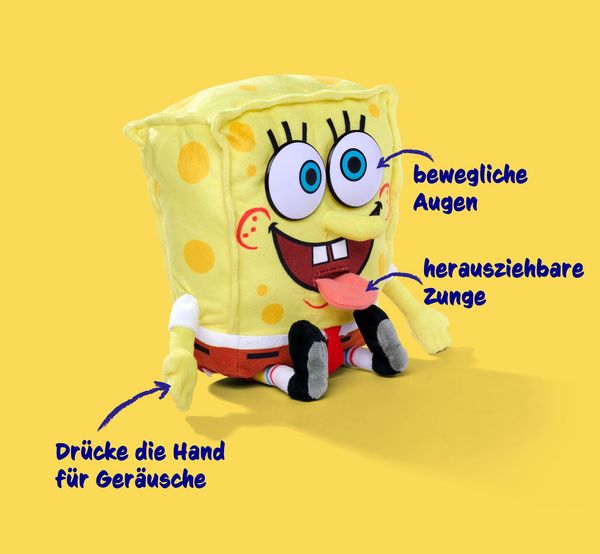 Produktbild: Sponge Bob Funktionspl&uuml;sch, 30cm