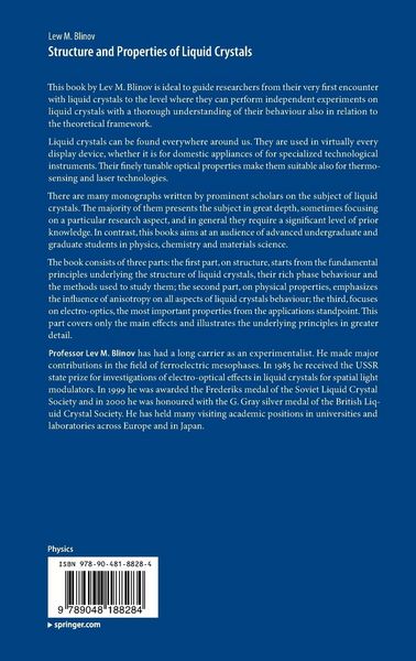 Produktbild: Structure and Properties of Liquid Crystals