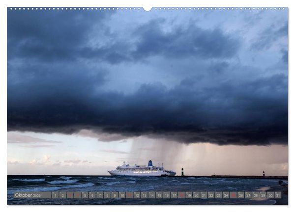 Produktbild: Ostseebad Warnem&uuml;nde (Wandkalender 2026 DIN A2 quer), CALVENDO Monatskalender