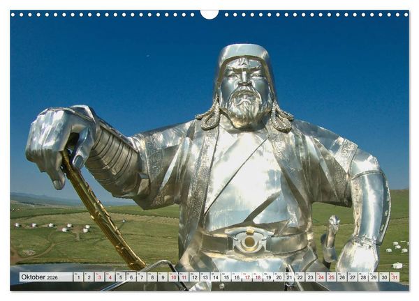 Produktbild: Mongolei Endlose Weite (Wandkalender 2026 DIN A3 quer), CALVENDO Monatskalender