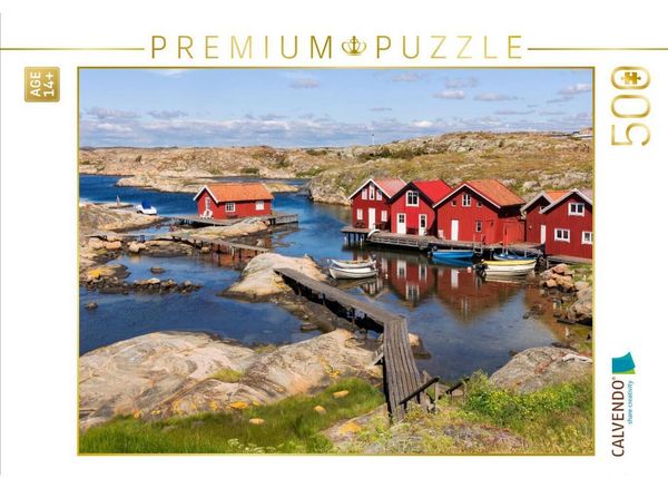 CALVENDO Puzzle Hasselösund | 500 Teile Lege-Größe 48 × 36 cm Foto-Puzzle für Erwachsene