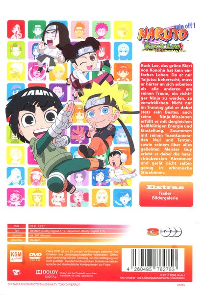 Produktbild: Naruto Spin-Off! - Rock Lee und seine Ninja Kumpels - Volume 1: Episode 01-13 [3 DVDs]