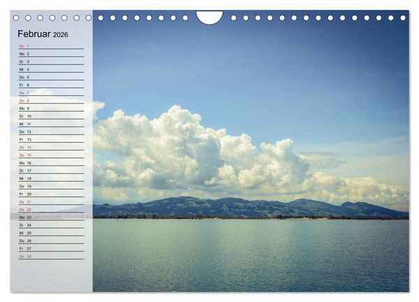 Produktbild: Unterwegs am Bodensee (Wandkalender 2026 DIN A4 quer), CALVENDO Monatskalender