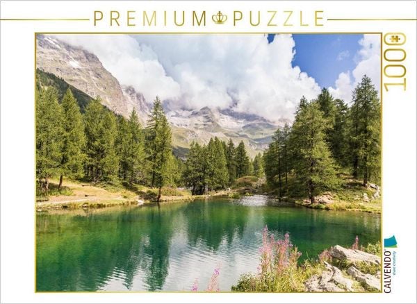 Produktbild: CALVENDO Puzzle Lago Blu | 1000 Teile Lege-Gr&ouml;&szlig;e 64x48cm Foto-Puzzle f&uuml;r gl&uuml;ckliche Stunden