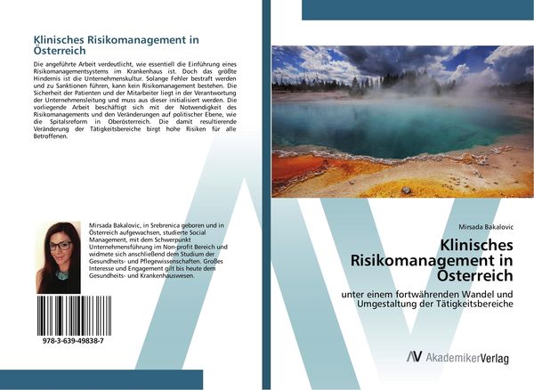Klinisches Risikomanagement in Österreich, Taschenbuch von Mirsada Bakalovic, AV Akademikerverlag, 9783639498387