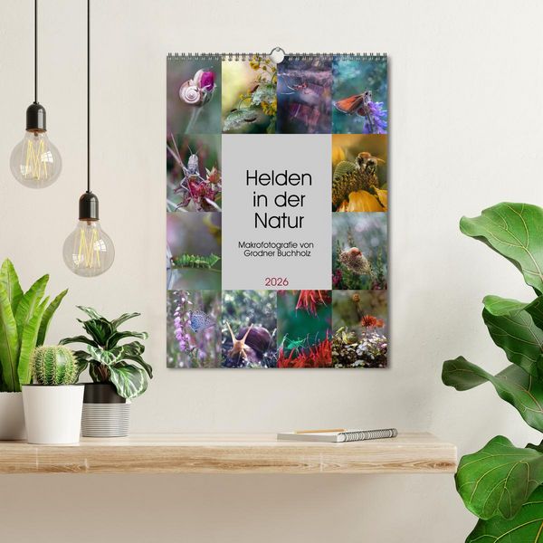 Produktbild: Helden in der Natur (Wandkalender 2026 DIN A3 hoch), CALVENDO Monatskalender