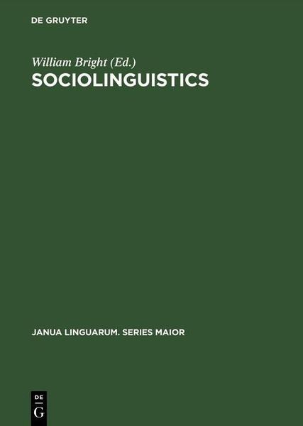 Produktbild: Sociolinguistics