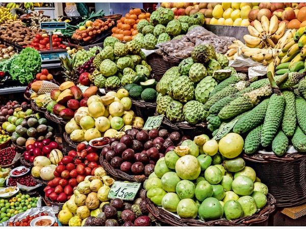 Produktbild: CALVENDO Puzzle Ein Motiv aus dem Kalender Madeira - Bauernmarkt in Funchal | 1000 Teile Lege-Gr&ouml;&szlig;e 64 &times; 48 cm Foto-Puzzle f&uuml;r gl&uuml;ckliche Stunden