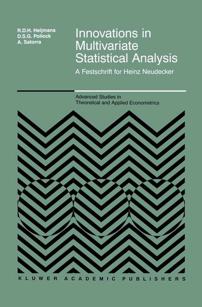 Produktbild: Innovations in Multivariate Statistical Analysis