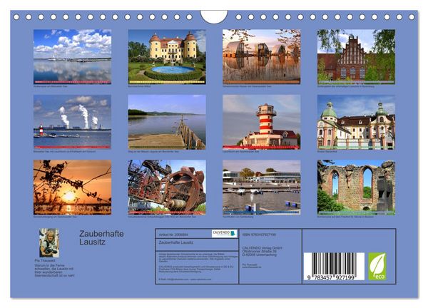 Produktbild: Zauberhafte Lausitz (Wandkalender 2026 DIN A4 quer), CALVENDO Monatskalender