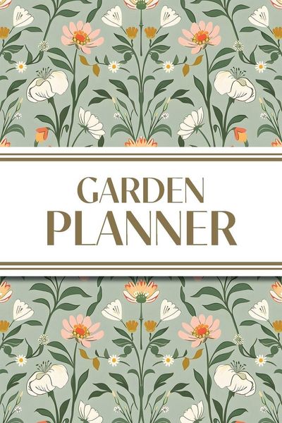Produktbild: Garden Planner (Cottagecore Spring Mirrored Pattern)