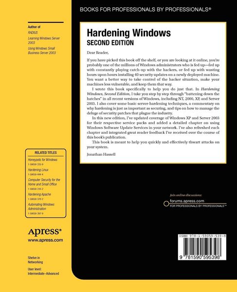 Produktbild: Hardening Windows