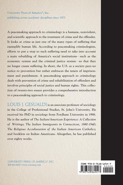 Produktbild: Peacemaking Approach to Criminology