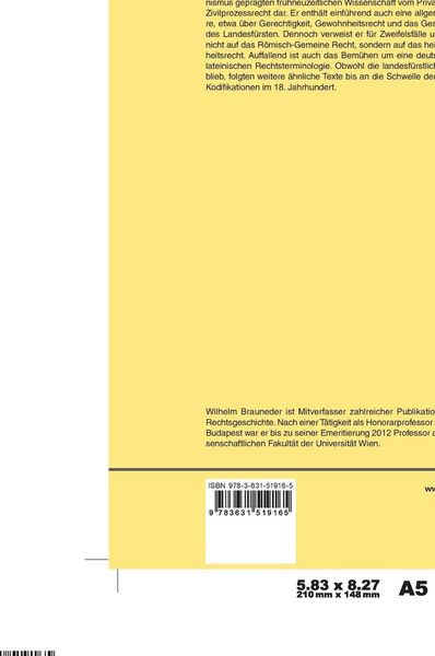 Produktbild: Landrechtsentwurf f&uuml;r &Ouml;sterreich unter der Enns 1526