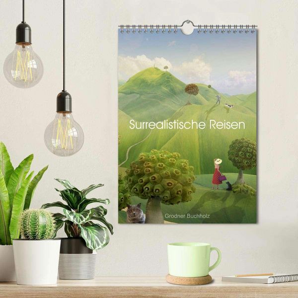 Produktbild: Surrealistische Reisen (Wandkalender 2026 DIN A4 hoch), CALVENDO Monatskalender