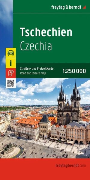 Produktbild: Freytag & berndt Stra&szlig;enkarte Tschechien 1:250.000