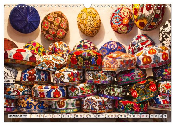 Produktbild: Usbekistan Mythos Seidenstra&szlig;e hautnah (Wandkalender 2026 DIN A3 quer), CALVENDO Monatskalender