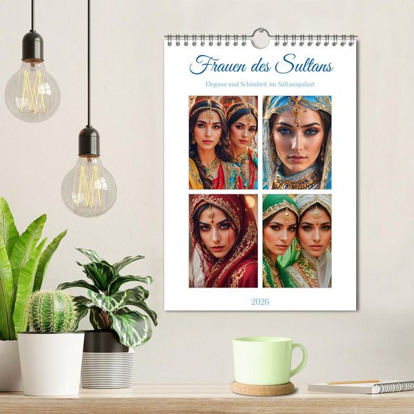 Produktbild: Frauen des Sultans (Wandkalender 2026 DIN A4 hoch), CALVENDO Monatskalender
