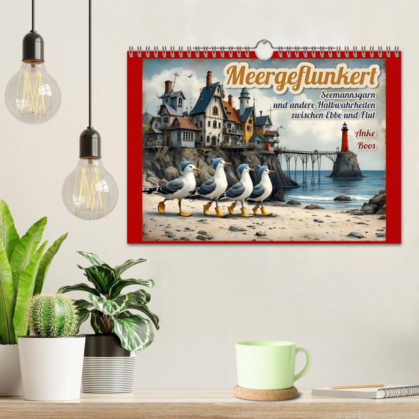 Produktbild: Meergeflunkert (Wandkalender 2026 DIN A4 quer), CALVENDO Monatskalender