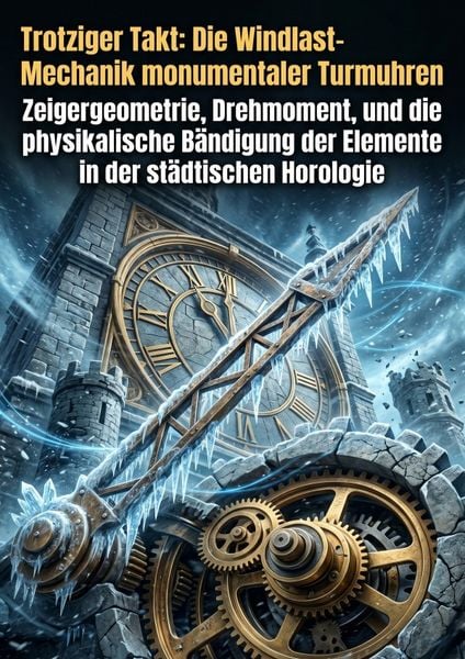 Trotziger Takt: Die Windlast-Mechanik monumentaler Turmuhren, Taschenbuch von Rolf Adler, Epubli, 9783565421510